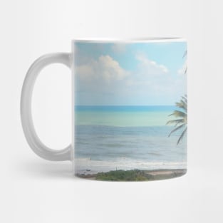 Coconut Tree on the beach Mug